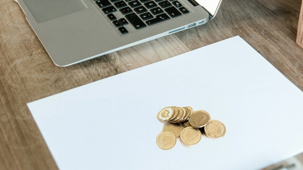 Download gold coin template in PDF for free
