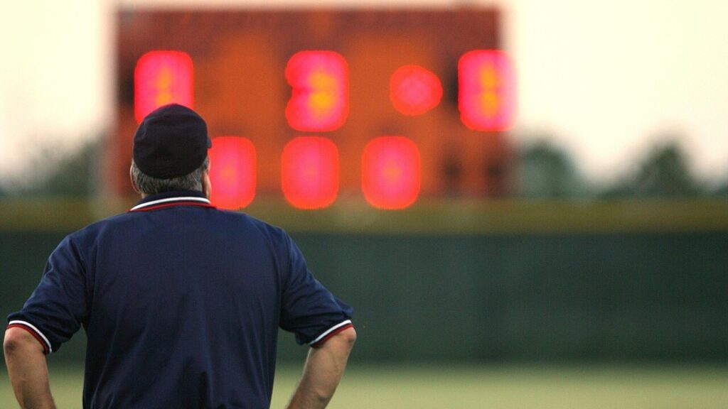 Download baseball scoreboard template in PDF for free